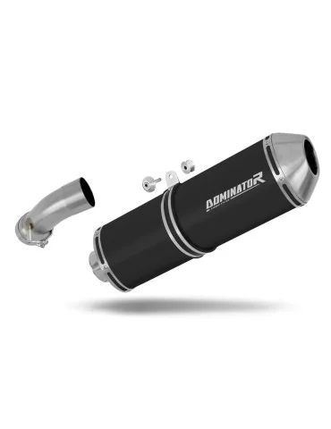 Silencieux slip-on Dominator OVR Noir pour BMW R1200R (2010-2014)