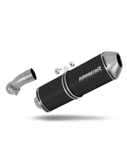 Silencieux slip-on Dominator OVR Noir pour BMW R1200R (2010-2014)