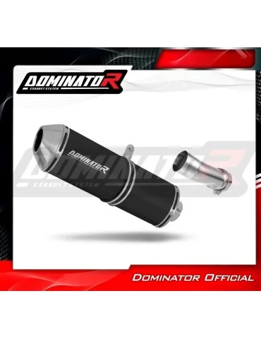 Silencieux slip-on Dominator OVR Noir pour BMW R1200R (2015-2018)