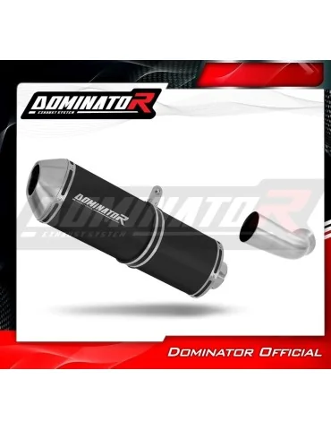 Silencieux slip-on Dominator OVR Noir pour BMW K1200GT (2006-2008)