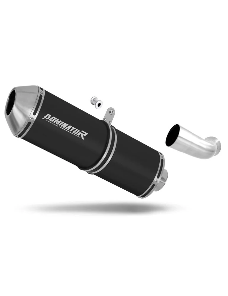 Silencieux slip-on Dominator OVR Noir pour BMW K1200R (2005-2009)