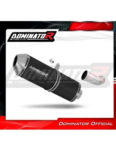 Silencieux slip-on Dominator OVR Noir pour BMW K1200R (2005-2009)