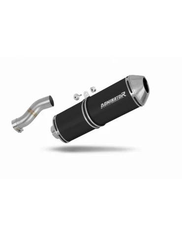 Silencieux slip-on Dominator OVR Noir pour BMW R850R (2004-2007)