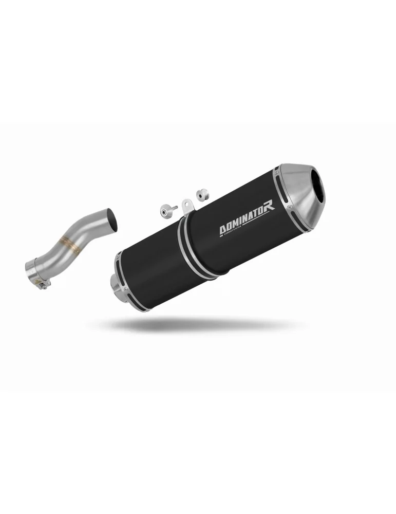 Silencieux slip-on Dominator OVR Noir pour BMW R850R (2004-2007)