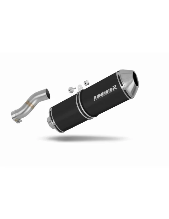 Silencieux slip-on Dominator OVR Noir pour BMW R850R (2004-2007)