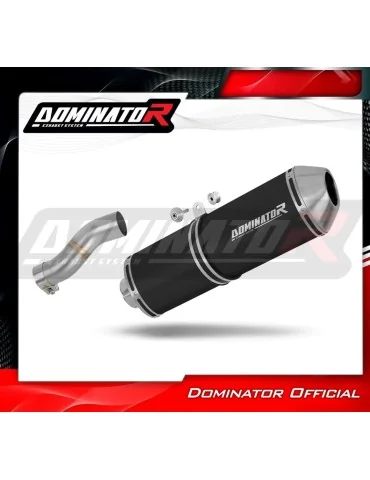 Silencieux slip-on Dominator OVR Noir pour BMW R850R (2004-2007)