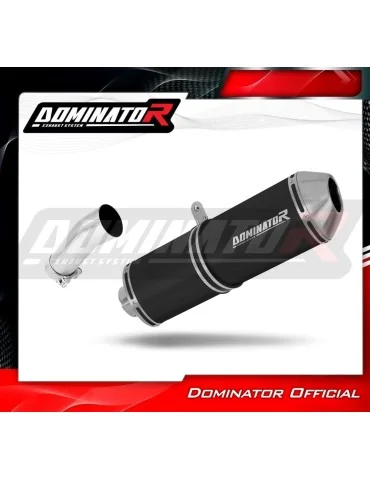 Silencieux slip-on Dominator OVR Noir pour BMW F800GS (2008-2017)