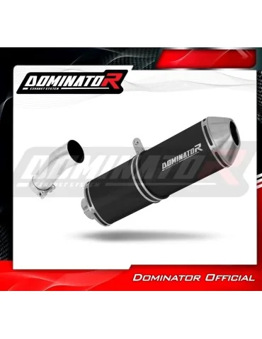 Silencieux slip-on Dominator OVR Noir pour BMW F700GS (2012-2017)