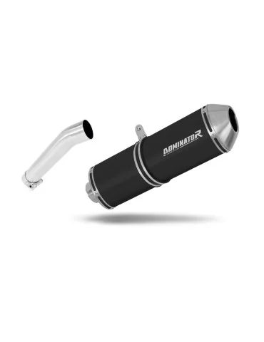 Silencieux slip-on Dominator OVR Noir pour BMW F650GS (2000-2003)
