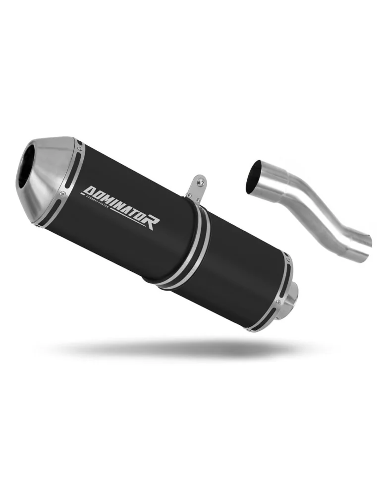 Silencieux slip-on Dominator OVR Noir pour Benelli TRK 502 X (2018-2021)