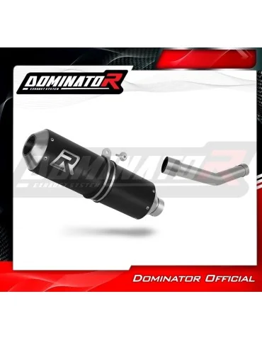 Silencieux slip-on Dominator MX Noir pour Kayo K5 300 Enduro (2024-2025)
