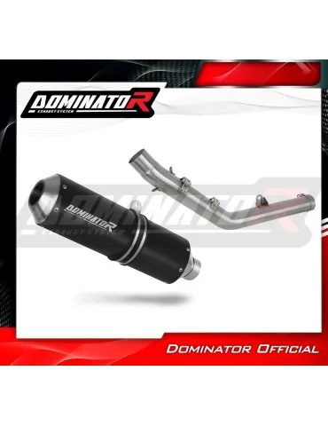 Silencieux slip-on Dominator MX Noir pour Kove 450 Rally (2023-2025)
