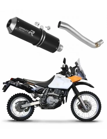 Silencieux slip-on Dominator MX Noir pour Suzuki DR 650 SE / S (1996-2024)