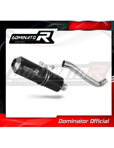 Silencieux slip-on Dominator MX Noir pour Suzuki DR 650 SE / S (1996-2024)