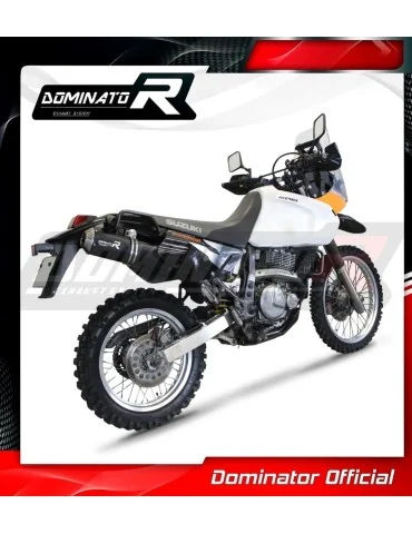 Silencieux slip-on Dominator MX Noir pour Suzuki DR 650 SE / S (1996-2024)