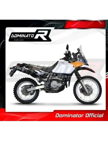 Silencieux slip-on Dominator MX Noir pour Suzuki DR 650 SE / S (1996-2024)