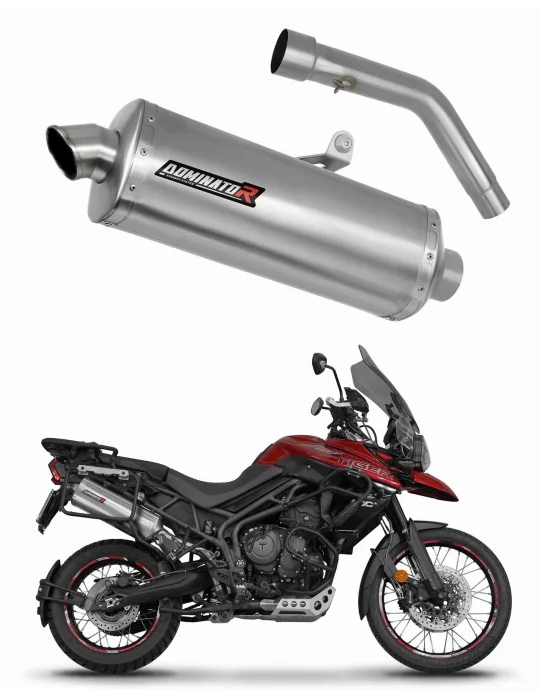 Silencieux slip-on Dominator P7 pour Triumph Tiger 800 XCA (2018-2020)