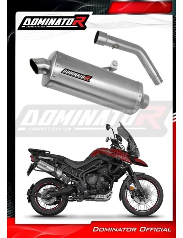 Silencieux slip-on Dominator P7 pour Triumph Tiger 800 XCA (2018-2020)