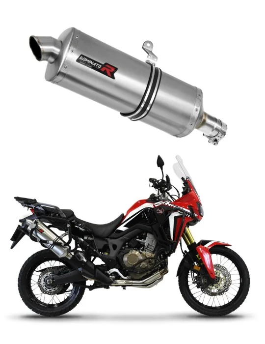 Silencieux slip-on Dominator P7 pour Honda CRF 1000L Africa Twin (2016-2019)
