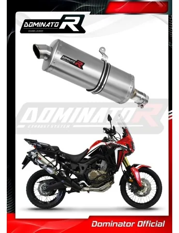 Silencieux slip-on Dominator P7 pour Honda CRF 1000L Africa Twin (2016-2019)