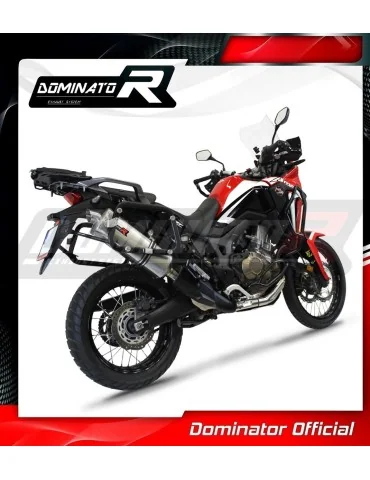 Silencieux slip-on Dominator P7 pour Honda CRF 1000L Africa Twin (2016-2019)
