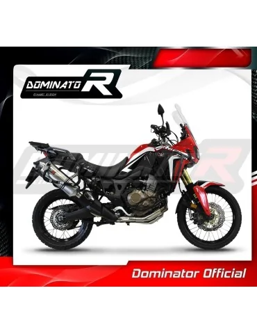 Silencieux slip-on Dominator P7 pour Honda CRF 1000L Africa Twin (2016-2019)