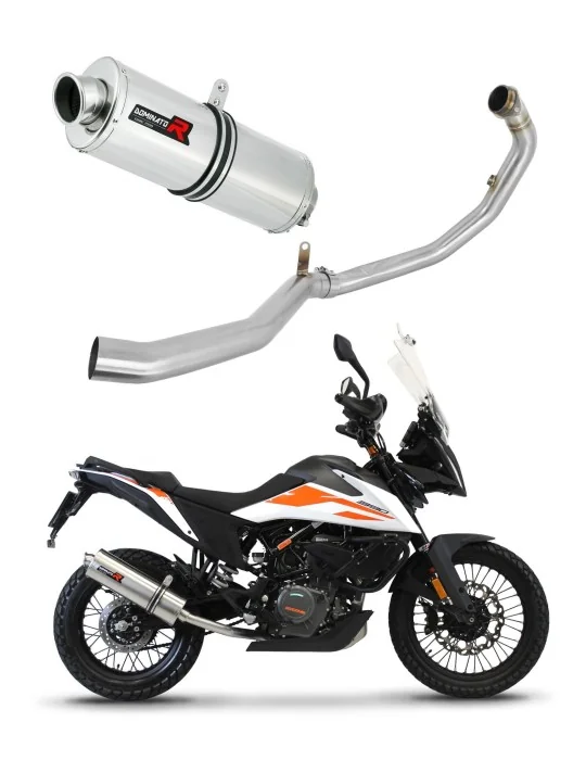 Ligne d'échappement complète inox Dominator OV pour KTM 390 Adventure (2020-2024)