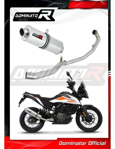 Ligne d'échappement complète inox Dominator OV pour KTM 390 Adventure (2020-2024)