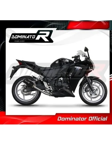 Silencieux slip-on Dominator GP Noir pour Honda CBR 250 R (2011-2013)