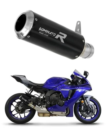 Silencieux slip-on Dominator GP Noir pour Yamaha YZF R1 1000 RN65 (2020-2024)