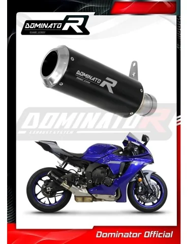 Silencieux slip-on Dominator GP Noir pour Yamaha YZF R1 1000 RN65 (2020-2024)