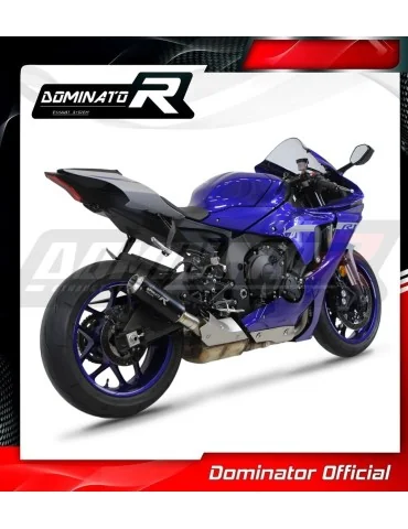Silencieux slip-on Dominator GP Noir pour Yamaha YZF R1 1000 RN49 (2017-2019)
