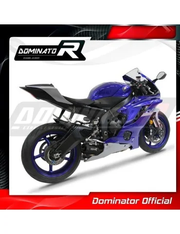 Silencieux slip-on Dominator GPS Noir pour Yamaha YZF R6 (2017-2023)