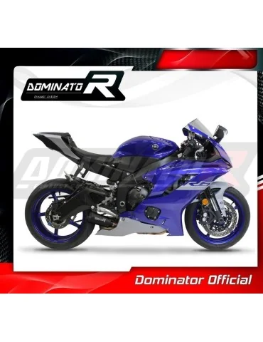 Silencieux slip-on Dominator GPS Noir pour Yamaha YZF R6 (2017-2023)