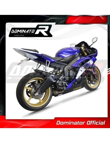 Silencieux slip-on Dominator GPS Noir pour Yamaha YZF R6 (2006-2016)