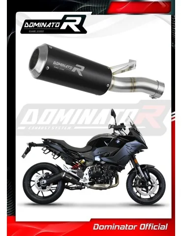 Silencieux slip-on Dominator GP Noir pour BMW F900XR (2020-2026)