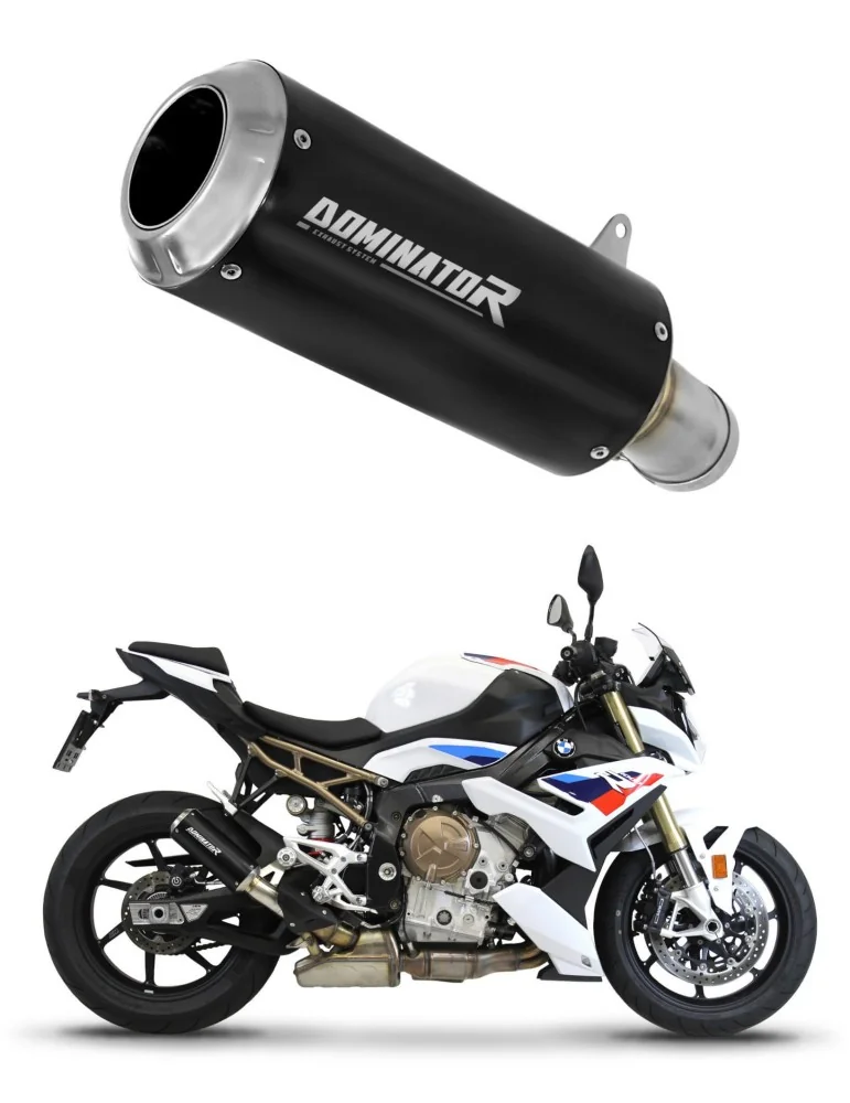 Silencieux slip-on Dominator GP Noir pour BMW S1000R (2021-2026)