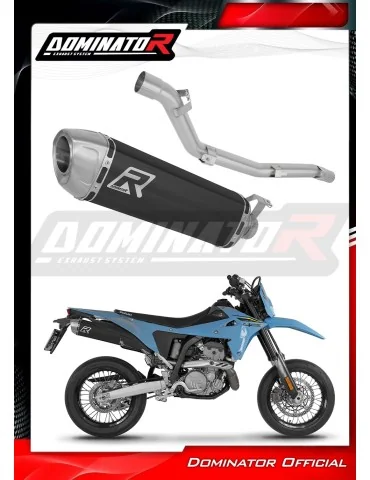Silencieux slip-on Dominator S6 s Noir pour Suzuki DR-Z4SM / DR-Z4S (2025-2026)