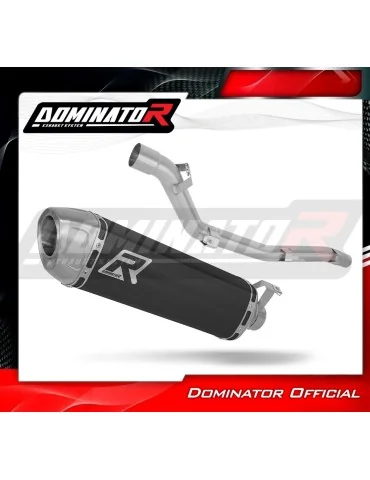 Silencieux slip-on Dominator S6 s Noir pour Suzuki DR-Z4SM / DR-Z4S (2025-2026)