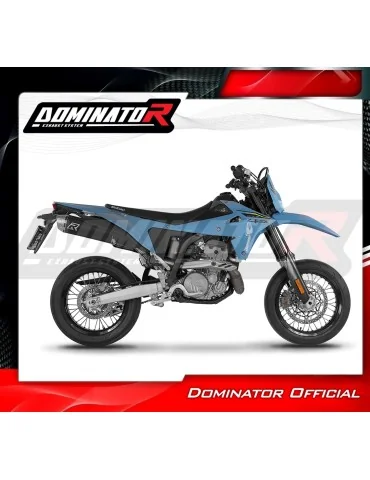 Silencieux slip-on Dominator S6 s Noir pour Suzuki DR-Z4SM / DR-Z4S (2025-2026)