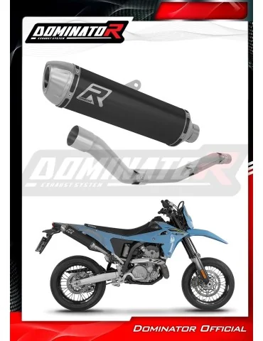 Silencieux slip-on Dominator S3 s Noir pour Suzuki DR-Z4SM / DR-Z4S (2025-2026)