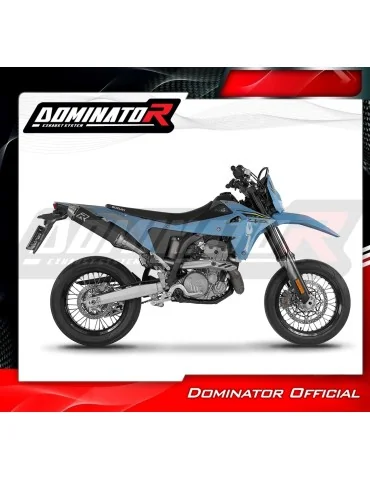 Silencieux slip-on Dominator S3 s Noir pour Suzuki DR-Z4SM / DR-Z4S (2025-2026)