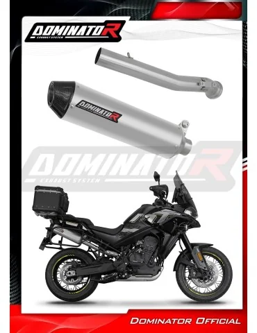 Silencieux slip-on Dominator MX2 pour CF Moto 800 MT Explore / Sport / Touring (2022-2025)