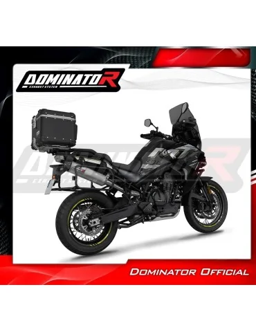 Silencieux slip-on Dominator MX2 pour CF Moto 800 MT Explore / Sport / Touring (2022-2025)