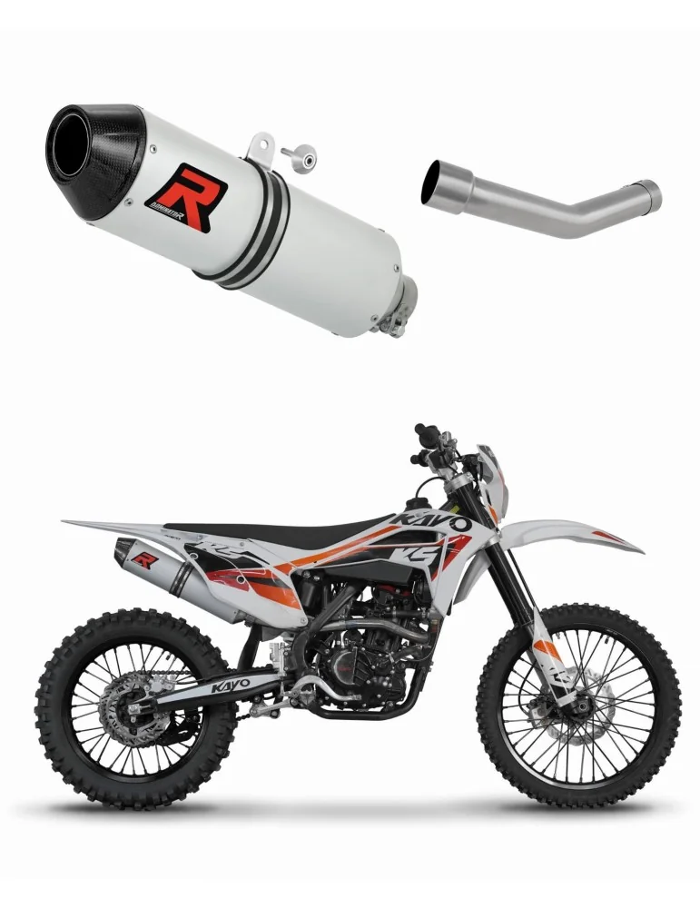 Silencieux slip-on Dominator MX2 pour Kayo K5 300 Enduro (2024-2025)