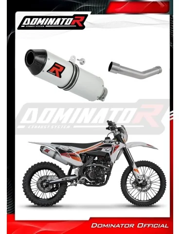 Silencieux slip-on Dominator MX2 pour Kayo K5 300 Enduro (2024-2025)