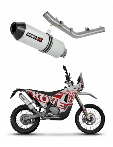 Silencieux slip-on Dominator MX2 pour Kove 450 Rally (2023-2025)