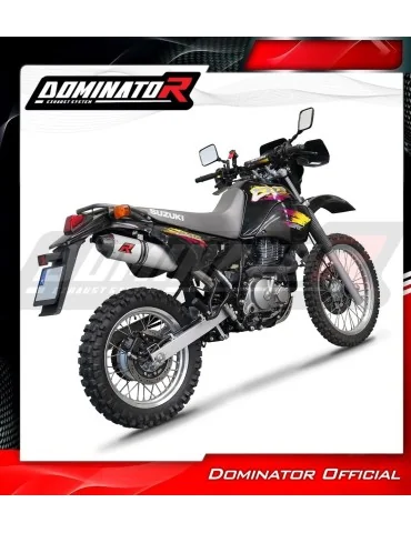 Silencieux slip-on Dominator MX2 pour Suzuki DR 650 R / RU / S (1990-1995)