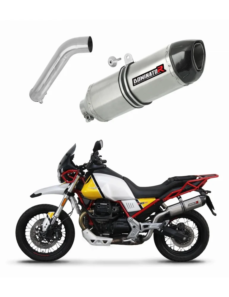 Silencieux slip-on Dominator HP1 pour Moto Guzzi V85 TT (2021-2023)