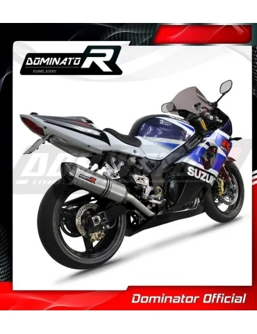 Silencieux slip-on Dominator HP1 pour Suzuki GSXR 1000 K1 - K4 (2001-2004)